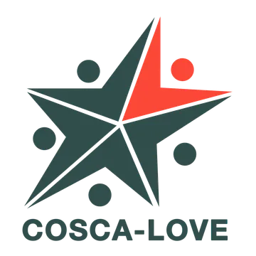 DLSU COSCA-LOVE logo